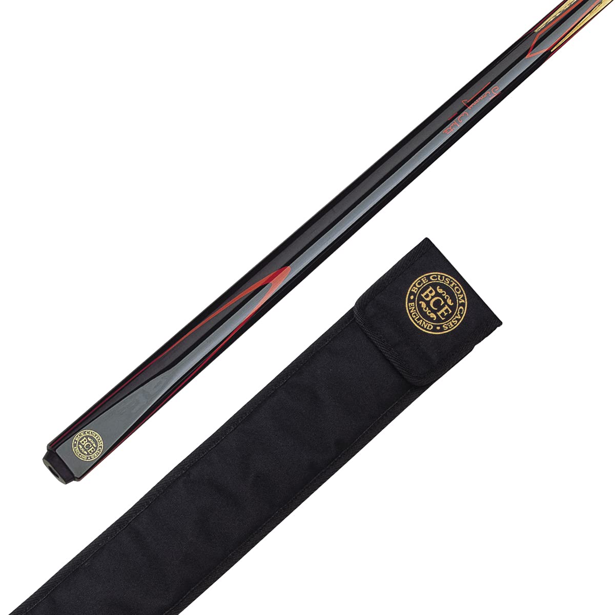 BCE Mark Selby 2 Piece North American Ash Snooker/ Pool Cue- 145cm- 9.5mm tip with soft case