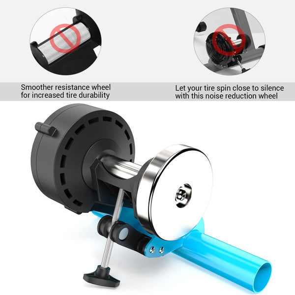 Sportneer Turbo Trainer, Bike Trainer with 6 Resistance Settings for Indoor Bike Trainer Stand Steel Bicycle Exercise Magnetic Stand with Noise