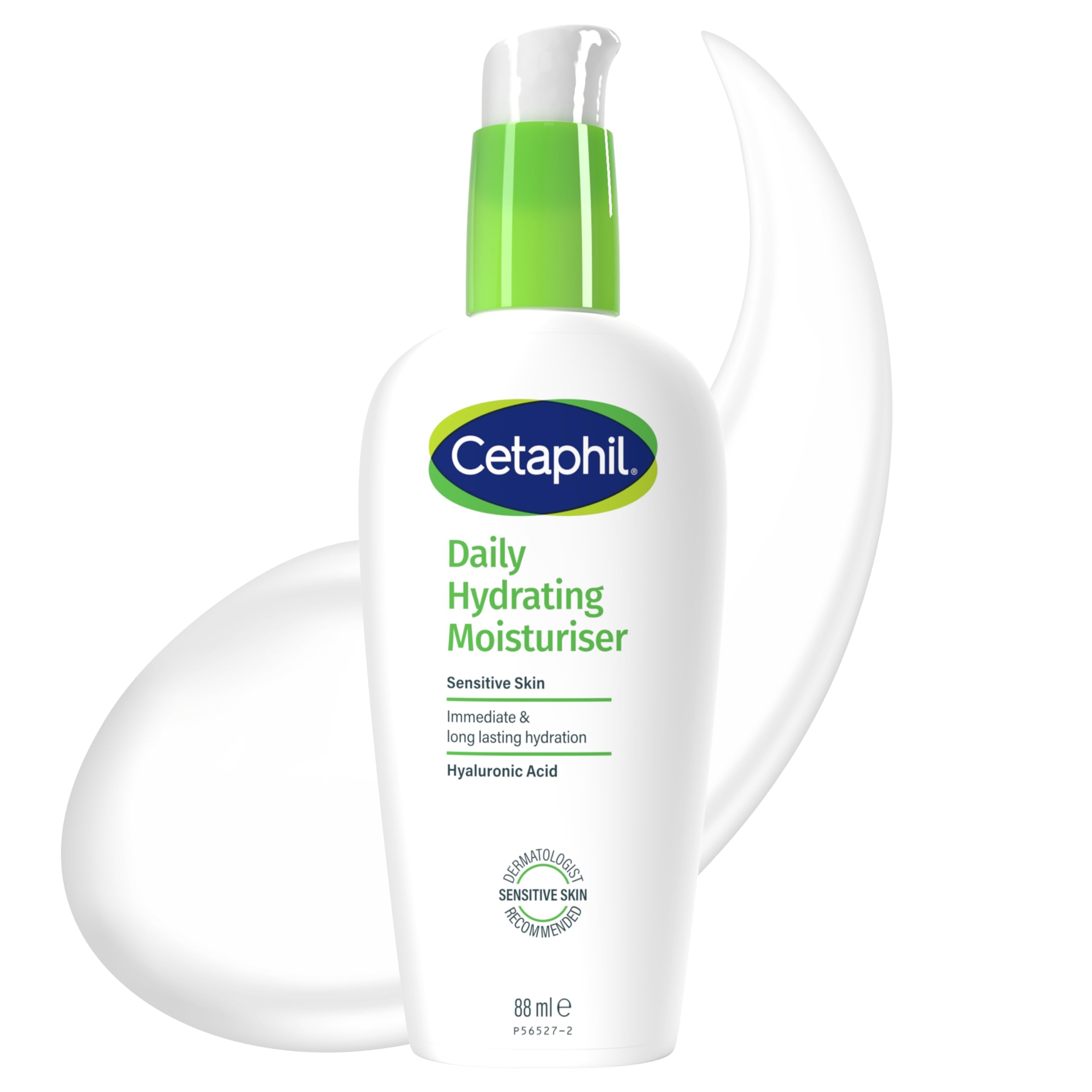 Cetaphil Daily Hydrating Face Moisturiser, 88ml, For Sensitive Skin, With Hyaluronic Acid, Packaging May Vary