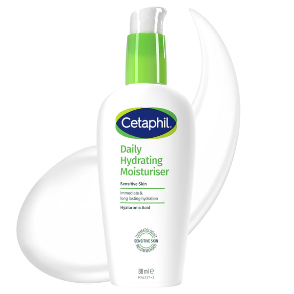 Cetaphil Daily Hydrating Face Moisturiser, 88ml, For Sensitive Skin, With Hyaluronic Acid, Packaging May Vary
