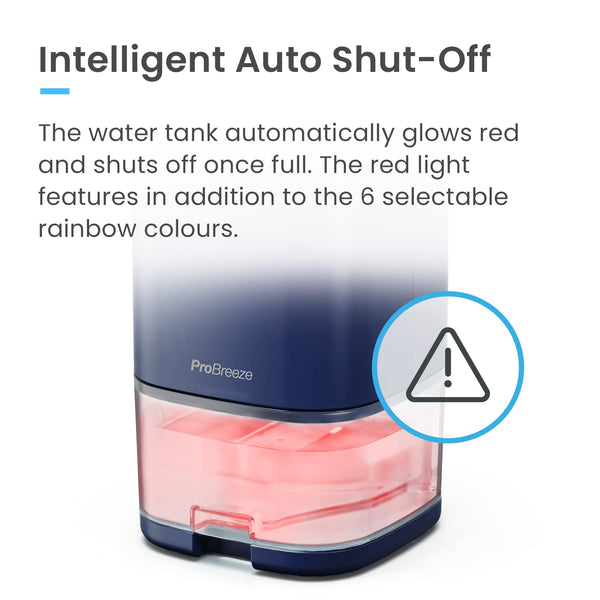 Pro Breeze 1000ml Dehumidifier for Bathroom - Quiet, Portable & Small Air Dehumidifier for Bedroom Mould, Damp & Moisture - with 4-Hour Timer, Auto