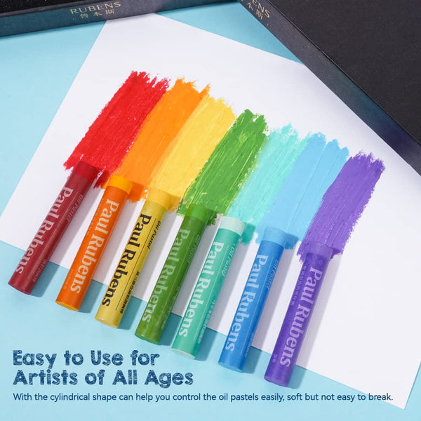 Paul Rubens Oil Pastels Set, 72 Colours Soft Pastels, Vibrant and Creamy, Ideal for Draw Sea and Landscape, Art Supplies for Artists, Beginners,