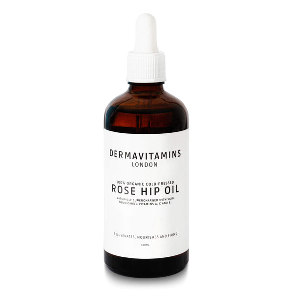 DermaVitamins 100% Organic Cold-Pressed Rose Hip Oil (100ml)