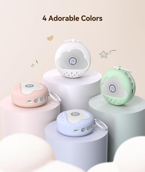 Dreamegg White Noise Machine, Portable Sound Machine Baby Features Powerful Battery, D11Max Sleep Aid Sound Machine for Baby Adults 21 Soothing Sounds for Sleeping Nursery Travel Gift USB Rechargeable