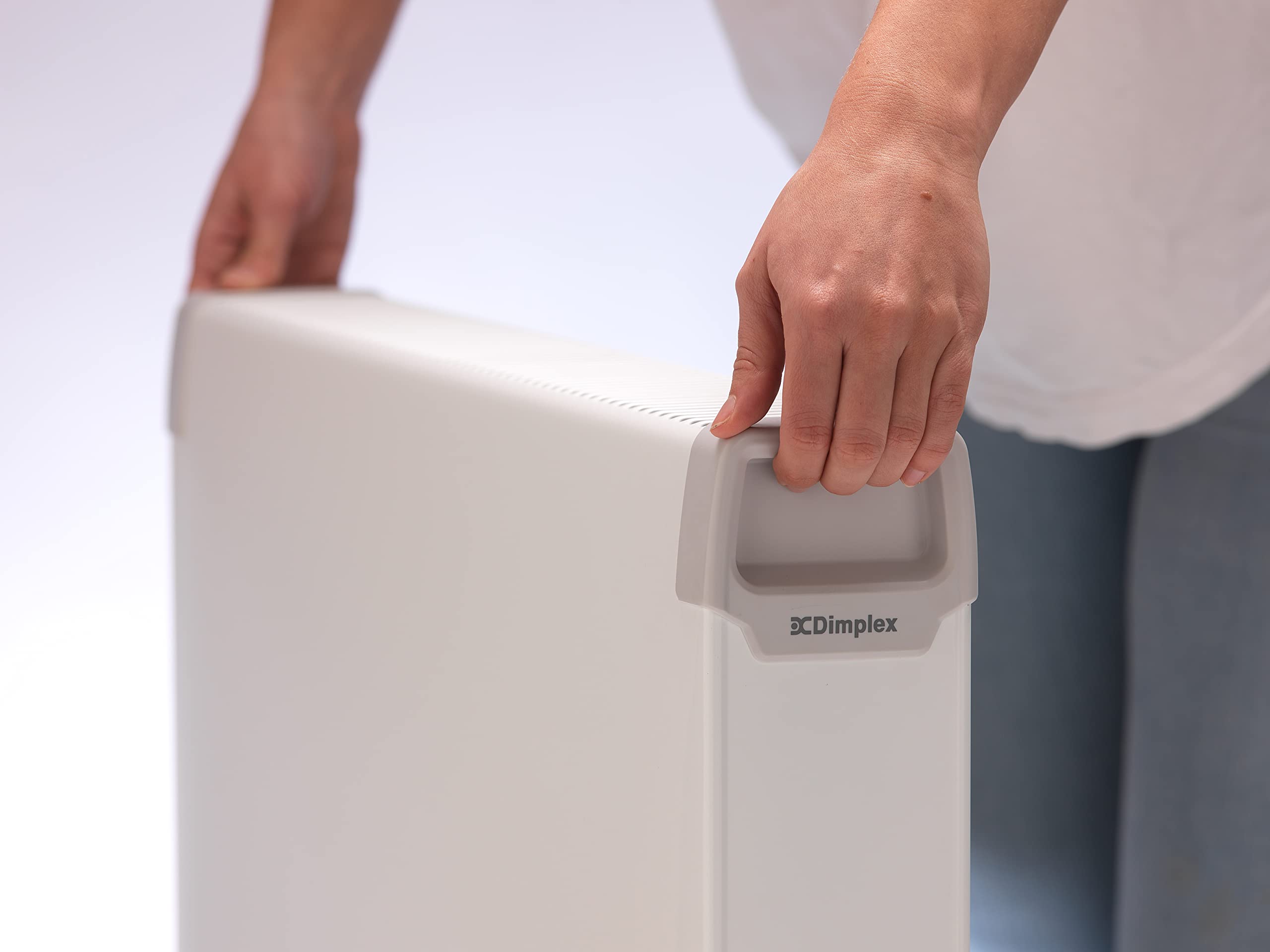 Dimplex Freestanding and wall mountable Convector with electronic thermostat Plus 7 day timer, White/Grey, 3 kW