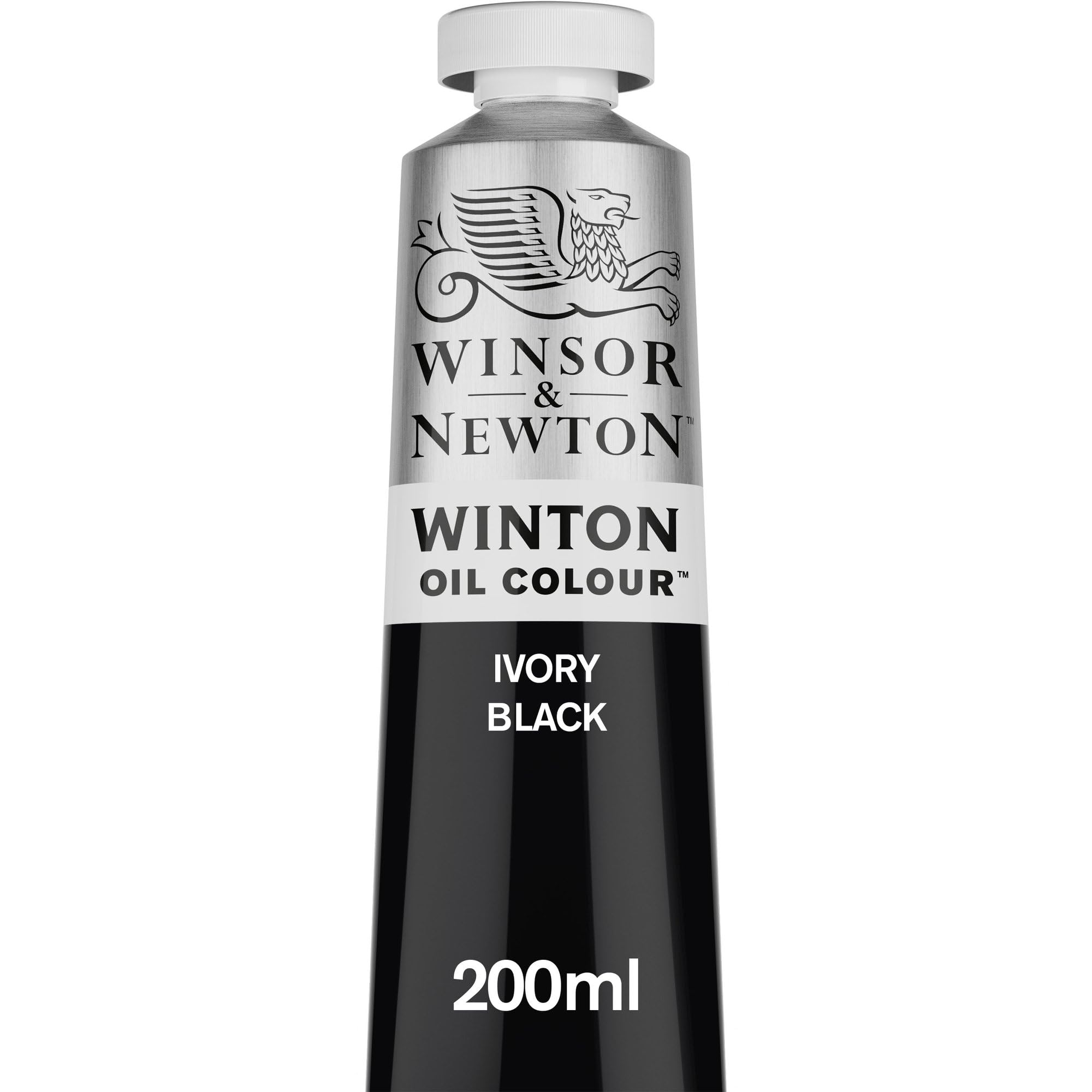 Winsor & Newton Winton 200ml Oil Colour - Ivory Black,1437331