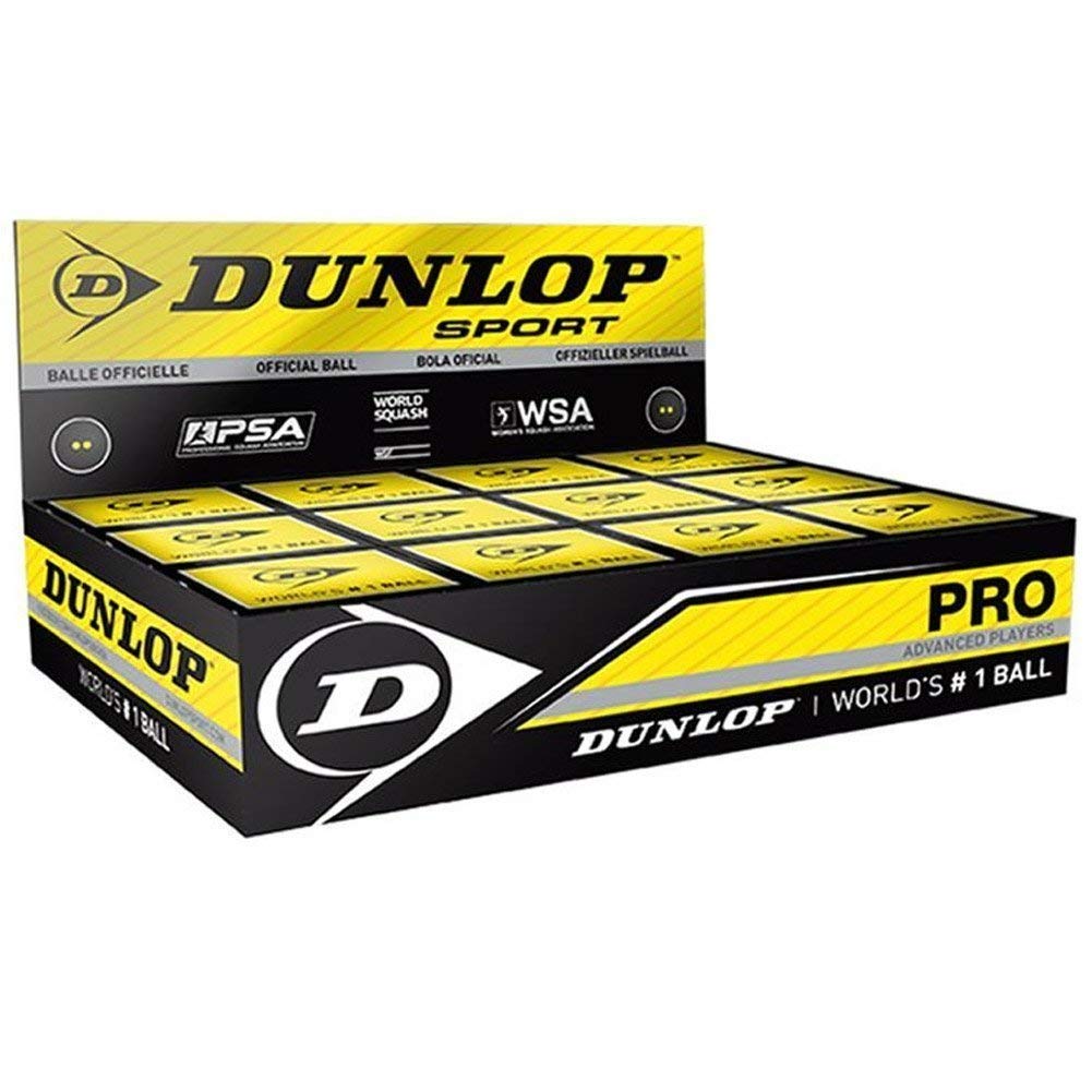 DUNLOP Pro Squash Ball Squash Ball Box 12