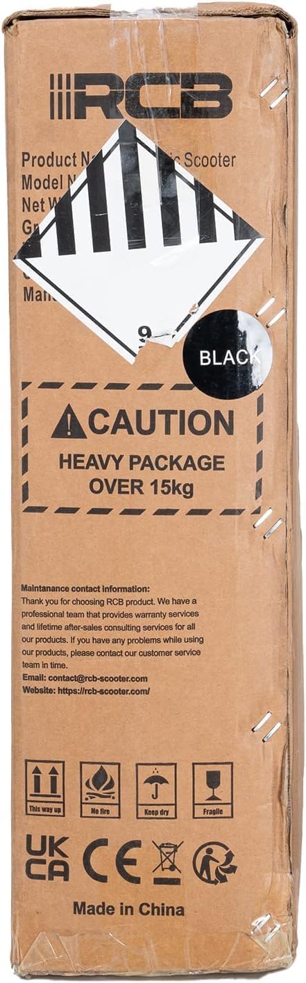 RCB R17/R19 Electric Scooter, Max 25 km/h, 350W-500W Motor, 7.8-11.4AH Battery, 8.5''-10'' Solid Tires, APP Control, Max Load 120 kg, 3 Speed Settings Foldable, Double Brake, Double Shock Absorbers