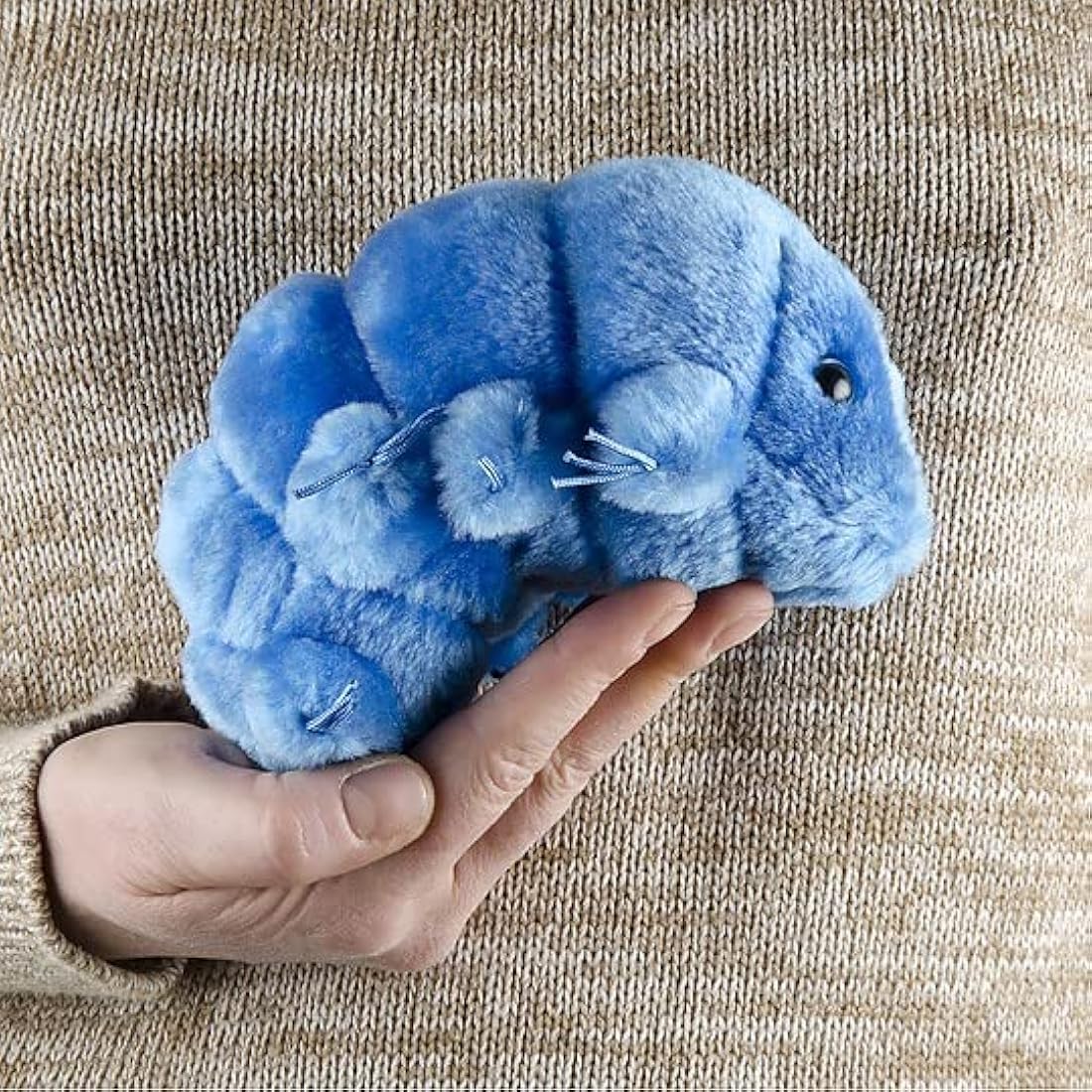 GIANTmicrobes Waterbear Plush - Learn About Microscopic Life with This Cuddly Plush, Unique Gift for Family, Friends, Tardigrade Fans, Scientists, Educators and Students