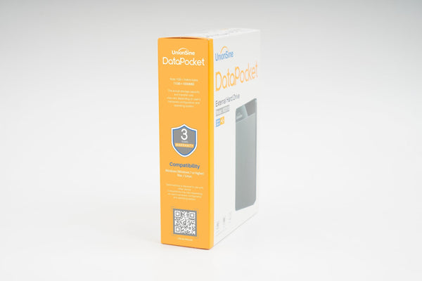 UnionSine HD2510 500GB USB 3.0 Ultra Slim Portable External Hard Drive HDD Compatible with PC, Mac, Laptop, Xbox, Xbox One, PS4 (Black)