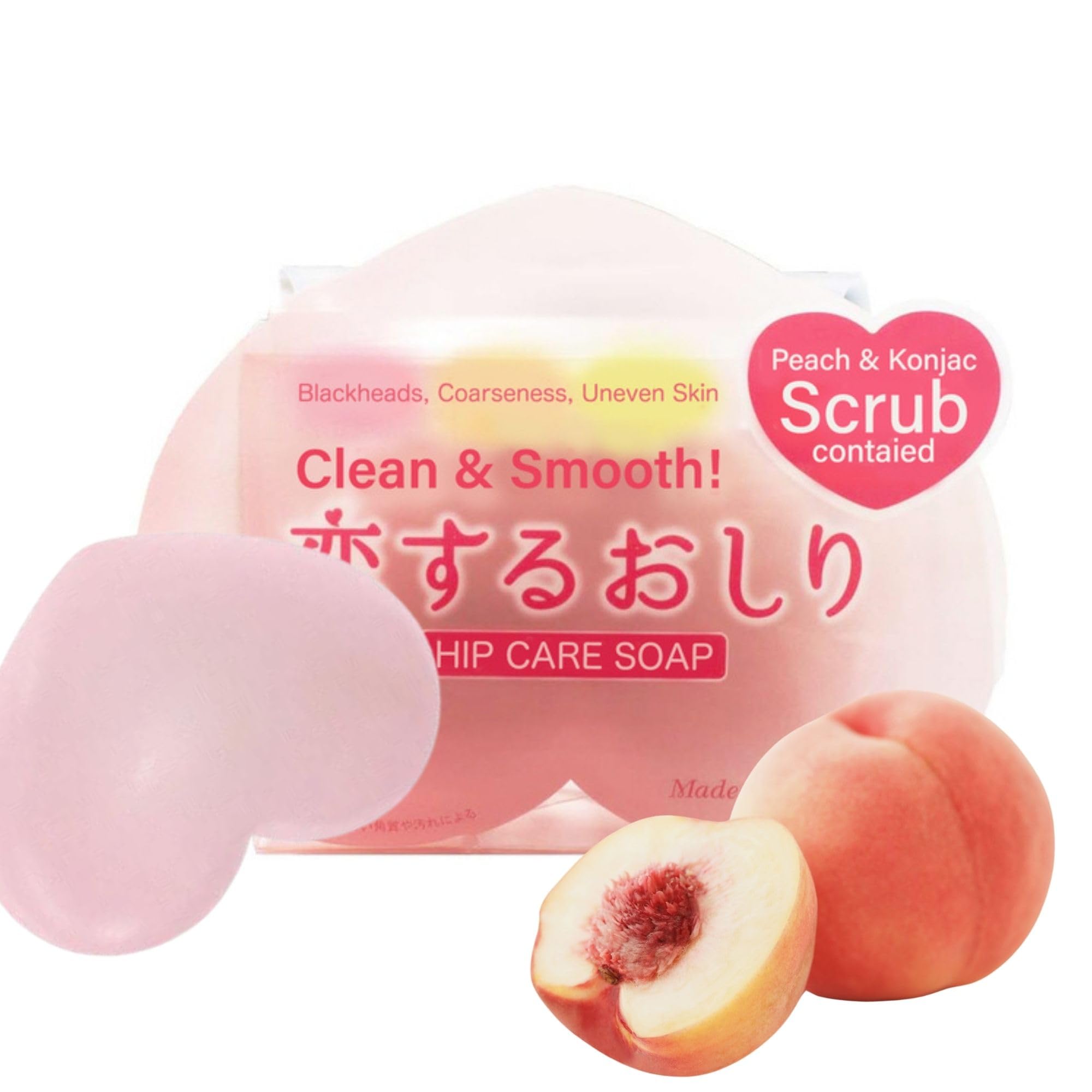 Pelican Soap Koisuru Oshiri Hip Care Soap Single Item 80g