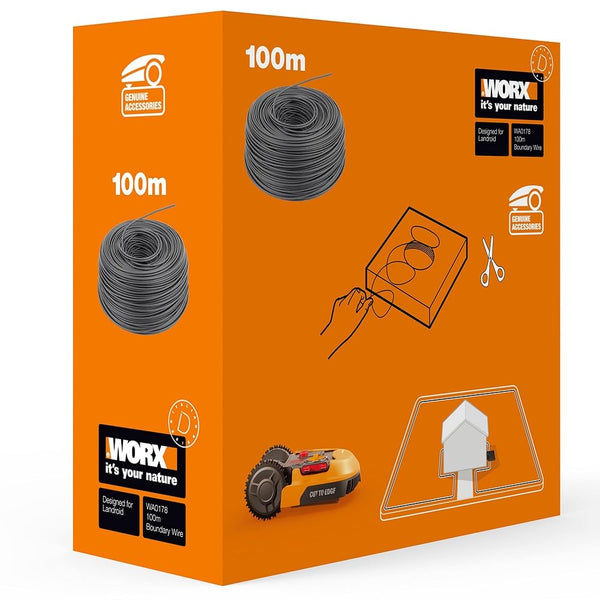 Worx WA0178 100 m Perimeter Wire for Black Roid M?hroboter
