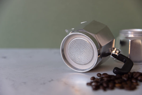 La Cafetière Venice Aluminium Espresso Maker, Three Cup, Black, Gift Boxed