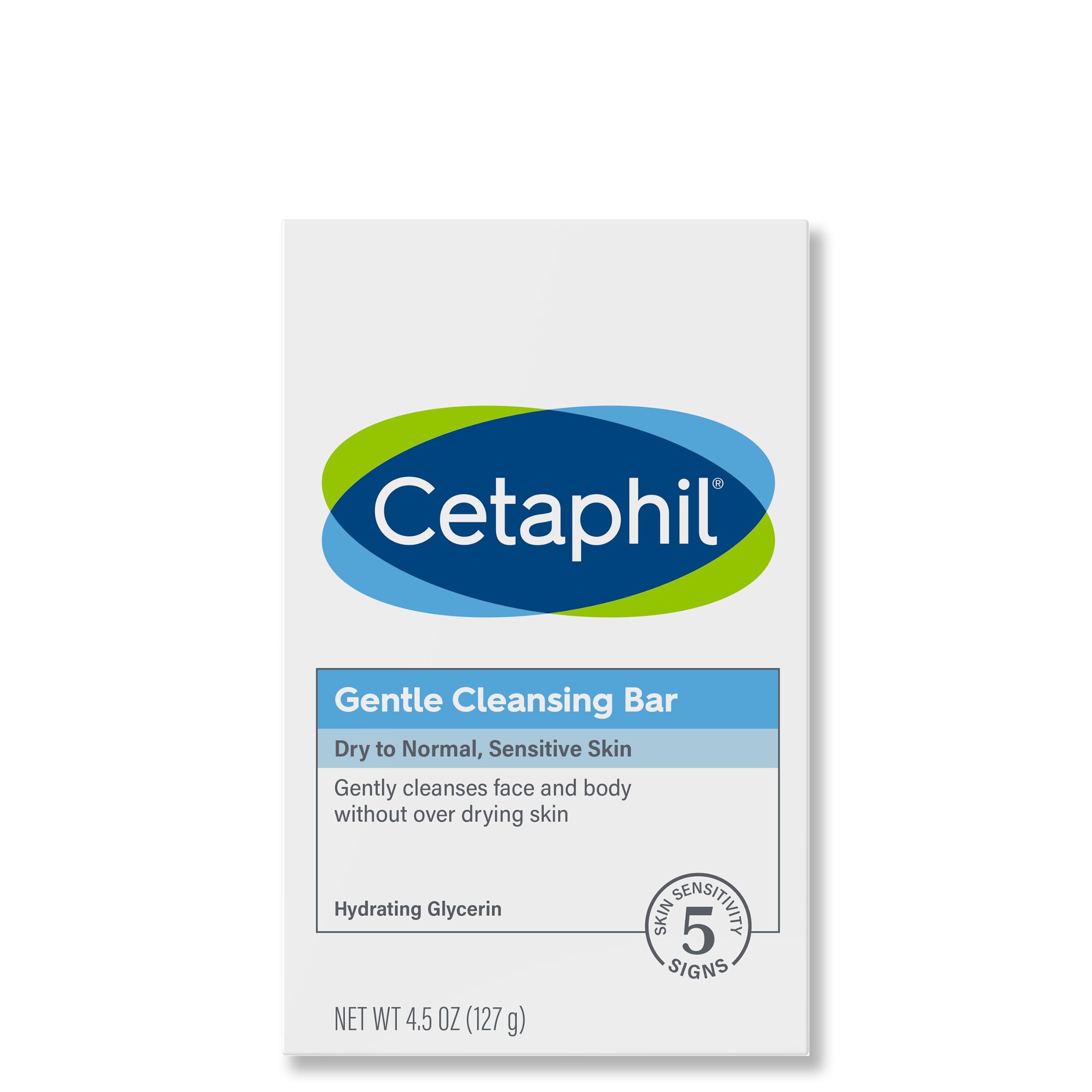 Cetaphil Gentle Cleansing Bar For Dry And Sensitive Skin - 4.5 Oz (Pack of 6)