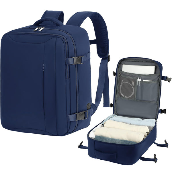 Cabin Bag 45x36x20 for New Easyjet, Underseat Cabin Luggage Bags Carry on Travel Backpack Cabin Size for Airplanes, 30L Hand Luggage Suitcase Water Resistant Laptop Backpacks Black