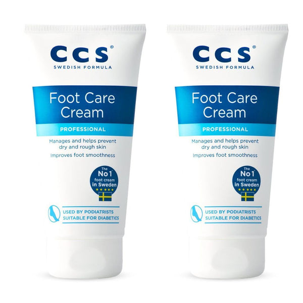 FMHOME CCS Foot Care Cream 175 ML (2 Pack)- Intensive Moisturizing for Dry, Cracked Feet,Moisturise and Soften Hard, Rough Skin.