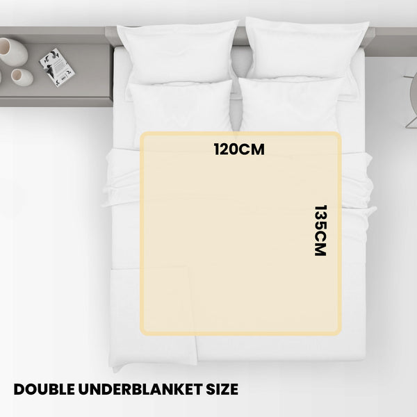 Schallen Premium Comfort Electric Heated Blanket, Remote Control with 3 Heat Settings (Double, Soft Fleece Electric Blanket)