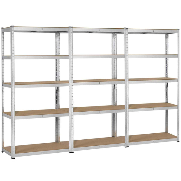 Yaheetech Garage Shelving Units - 5 Tier Heavy Duty Rack for Storage Metal Utility Shelves,180cm x 90cm x 40cm,175KG Per Shelf,Blue