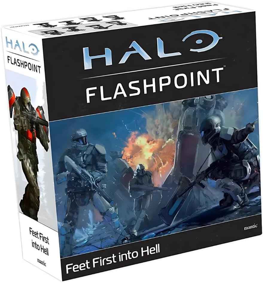 mantic Halo: Flashpoint – Feet First Into Hell | ODST Faction Expansion for Tactical Sci-Fi Miniatures Games | Miniatures, Urban Terrain & Playmat | Requires Starter Set