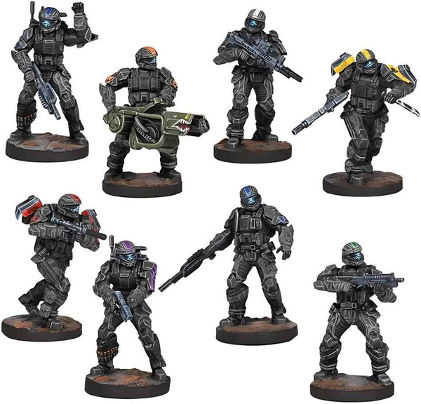 mantic Halo: Flashpoint – Feet First Into Hell | ODST Faction Expansion for Tactical Sci-Fi Miniatures Games | Miniatures, Urban Terrain & Playmat | Requires Starter Set