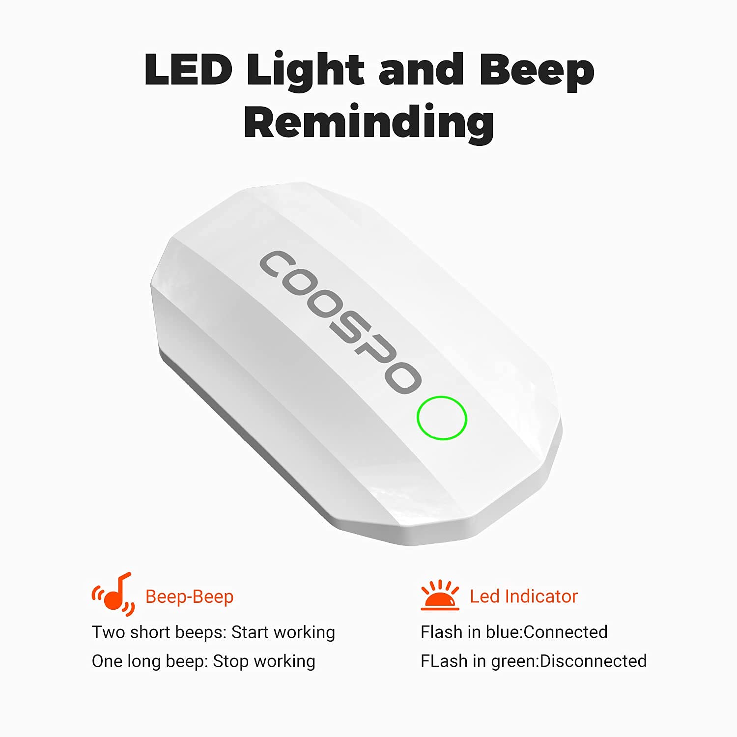 COOSPO Heart Rate Monitor Chest Strap,Bluetooth ANT+ Chest HRM for Running Cycling Gym Fitness, Heart Rate Monitors IP67 Waterproof Compatible with Strava Zwift Wahoo Garmin Polar Peloton App