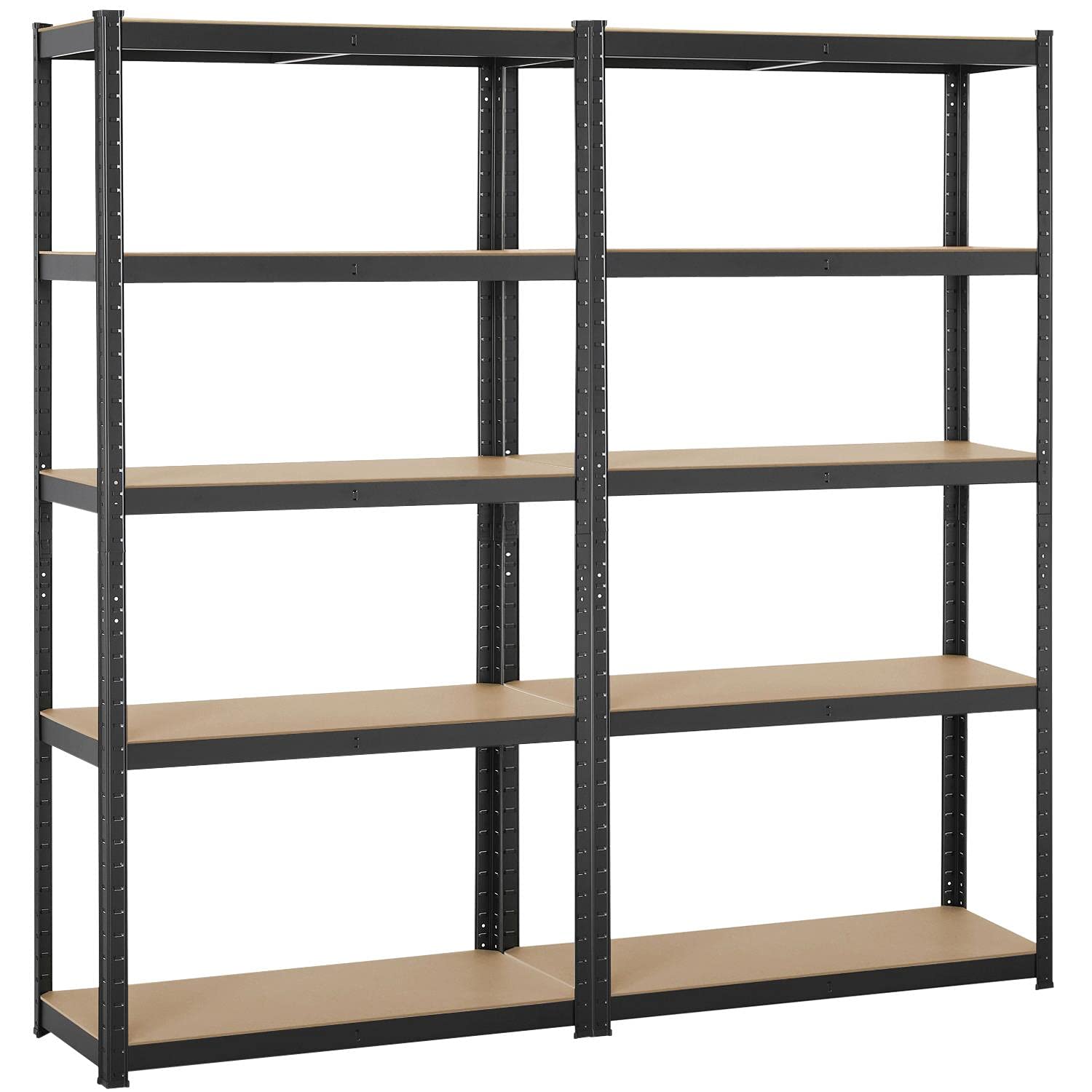 Yaheetech Garage Shelving Units - 5 Tier Heavy Duty Rack for Storage Metal Utility Shelves,180cm x 90cm x 40cm,175KG Per Shelf,Blue