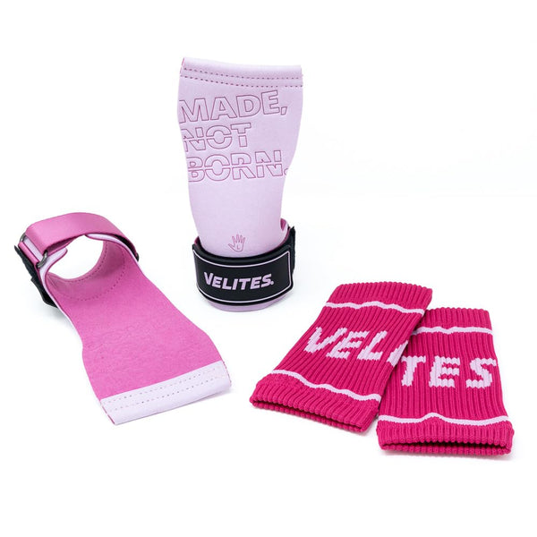Velites I Grips Quad Pro I Professional Grips for Cross Training or Gymnastics I Suitable for Any Surface I Use with Magnesium I Include Fabric