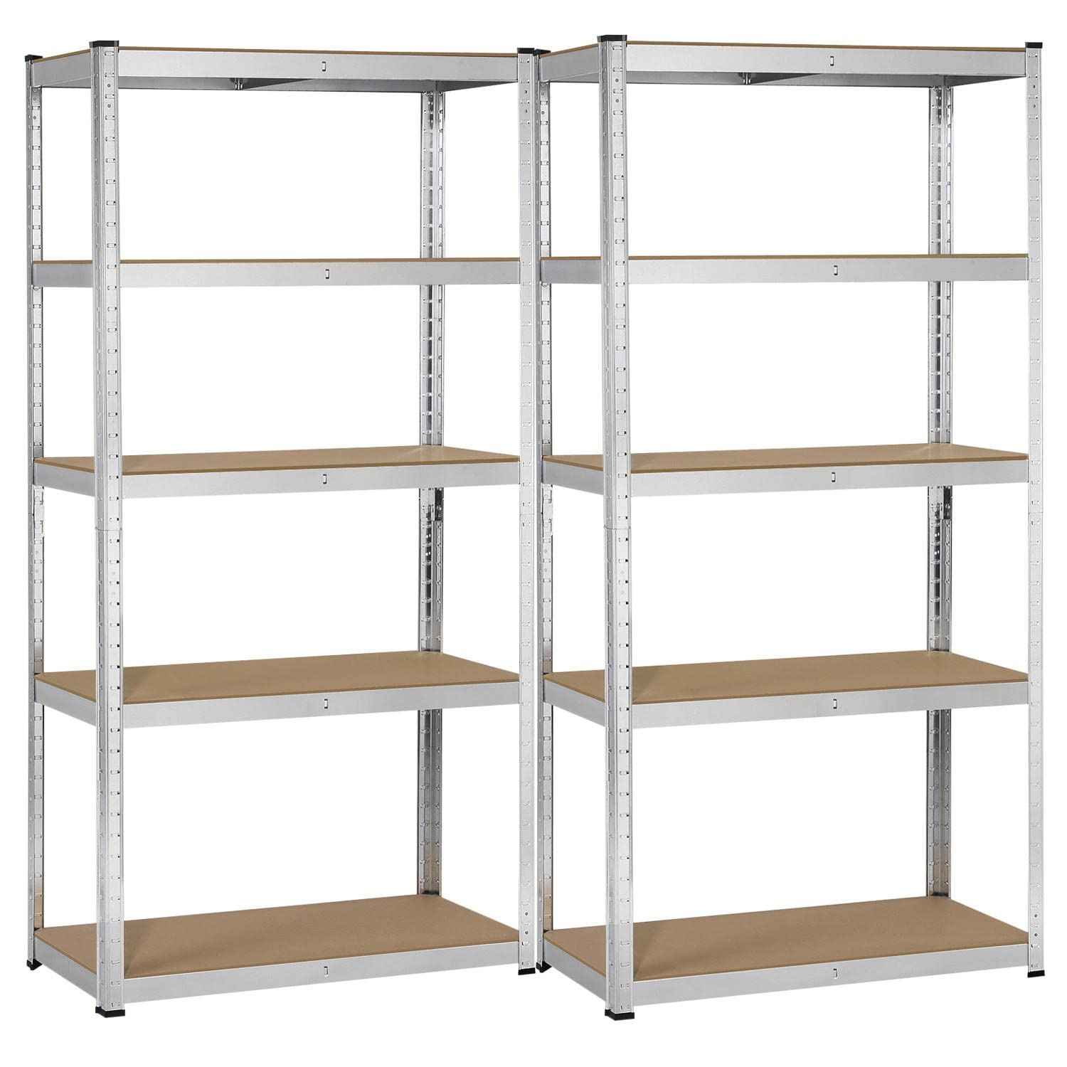Yaheetech Garage Shelving Units - 5 Tier Heavy Duty Rack for Storage Metal Utility Shelves,180cm x 90cm x 40cm,175KG Per Shelf,Blue