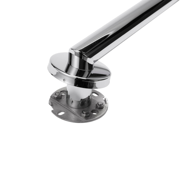 Croydex Modern Angled Safety Support Rail Stainless Steel Grab Bar for Bathroom, Chrome