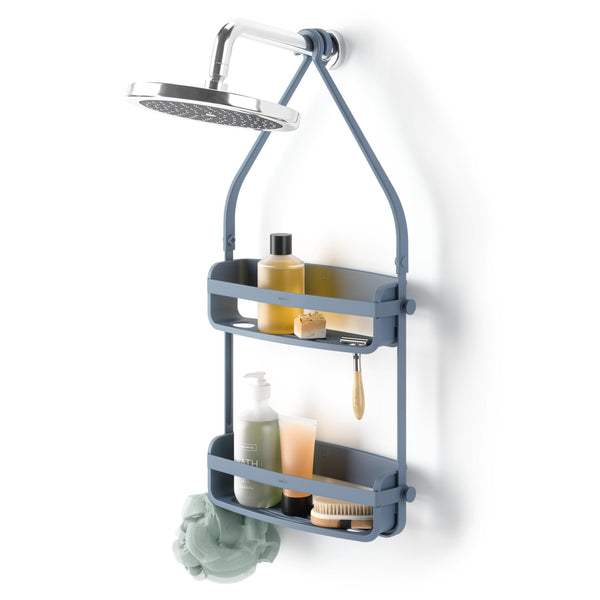 Umbra FLEX SHOWER CADDY SLT/BLUE