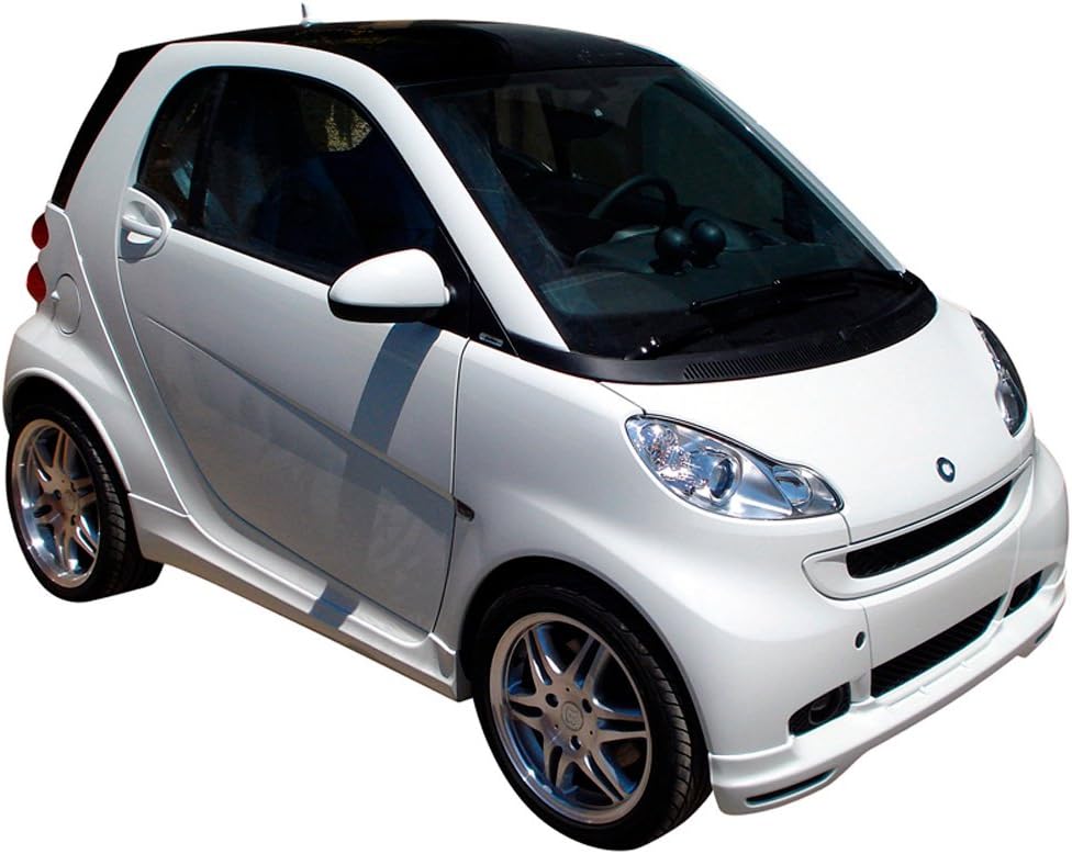 Motordrome Wheel arch extensions (rear side) compatible with MCC Smart ForTwo 4/2007- (2-pieces) (ABS)