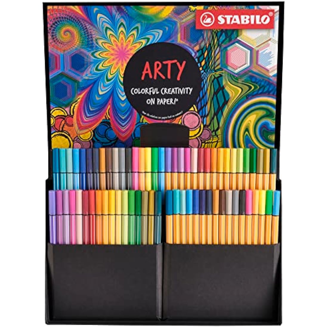 STABILO Creative Set - point 88 & Pen 68 - ARTY - Pack of 68 - Assorted Colours