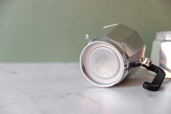 La Cafetière Venice Aluminium Espresso Maker, Three Cup, Black, Gift Boxed