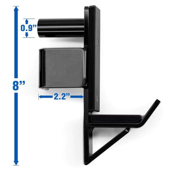 Yes4All Steel J Hooks Squat Rack 2x2/3x3 with Protective UHMW Pad - Power Rack Attachments Barbell Holder for Home Gym