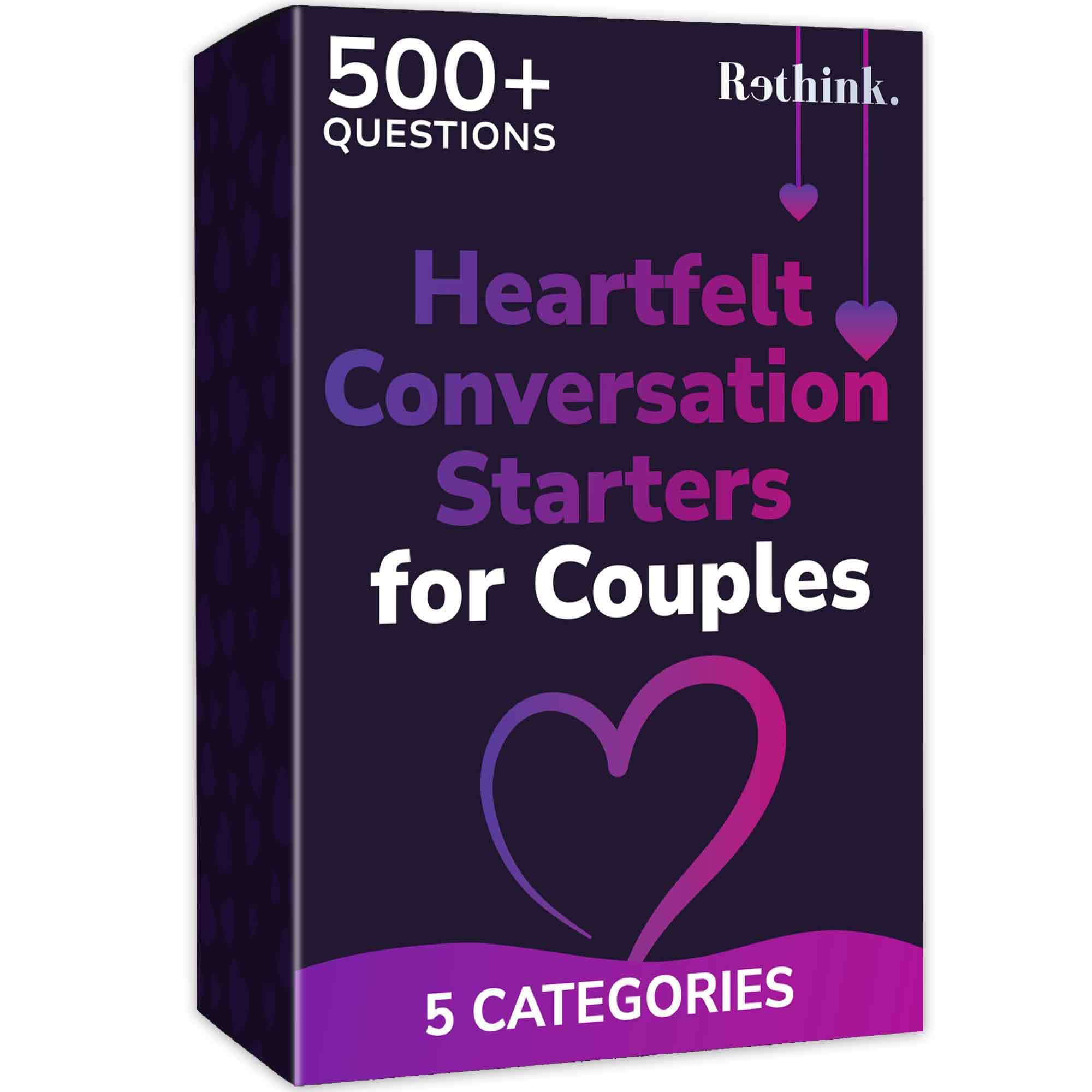 QUOKKA Couples Games - 100 Conversation Cards - Know Me Better Questions for Couples - Wedding Gift - Relationship Connection - Date Night Cards for