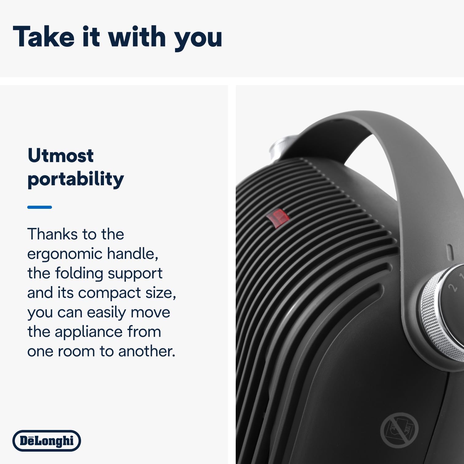 De'Longhi HFS30C24.DG, Black