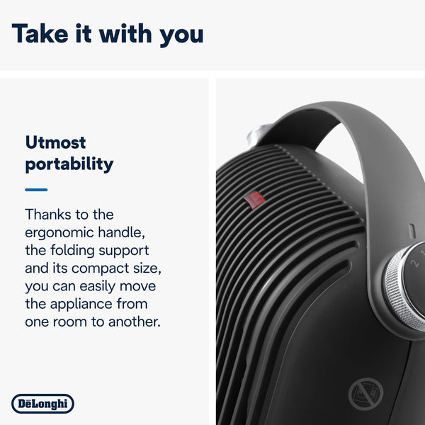 De'Longhi HFS30C24.DG, Black