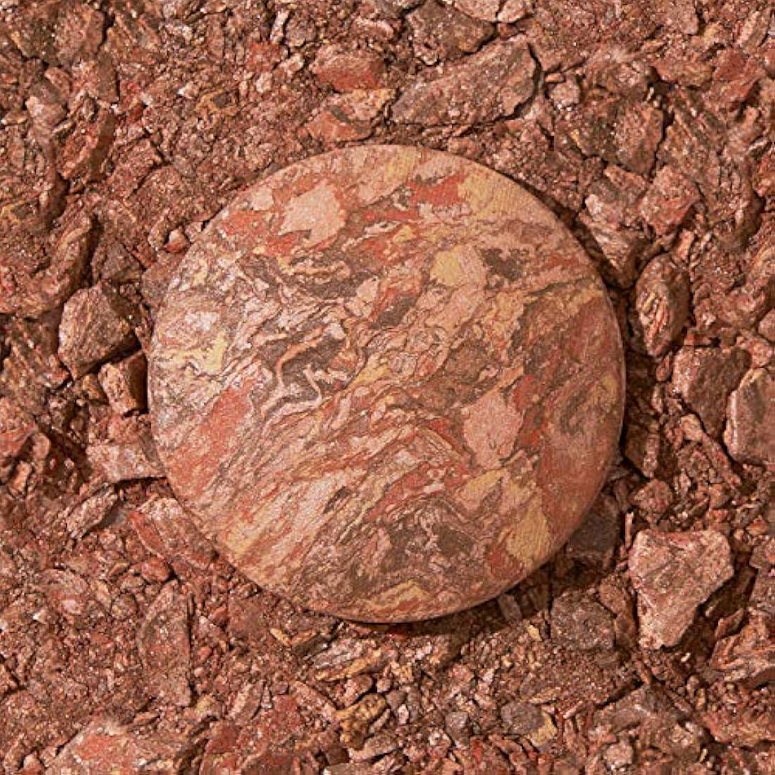 LAURA GELLER Baked Balance-n-Glow Illuminating Powder Foundation (Deep) Buildable Sheer to Light Coverage Baked Foundation, Satin Finish