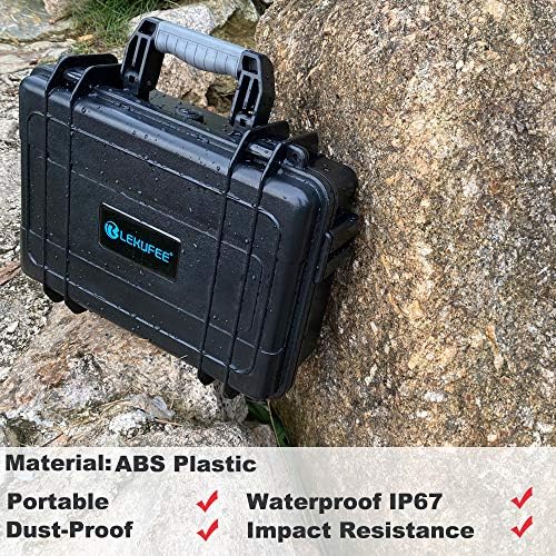 LEKUFEE Waterproof Hard Case for DJI Mini 4K/2 SE/2, Mini SE/Mavic Mini Drone & Accessories (Case Only)