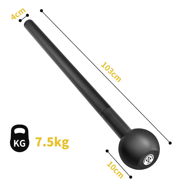 POWER GUIDANCE Steel Mace Perfectly Develop Stabilizer Muscles, Joints, and Core Strength (7.5kg)