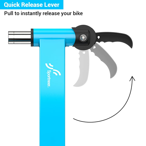 Sportneer Turbo Trainer, Bike Trainer with 6 Resistance Settings for Indoor Bike Trainer Stand Steel Bicycle Exercise Magnetic Stand with Noise