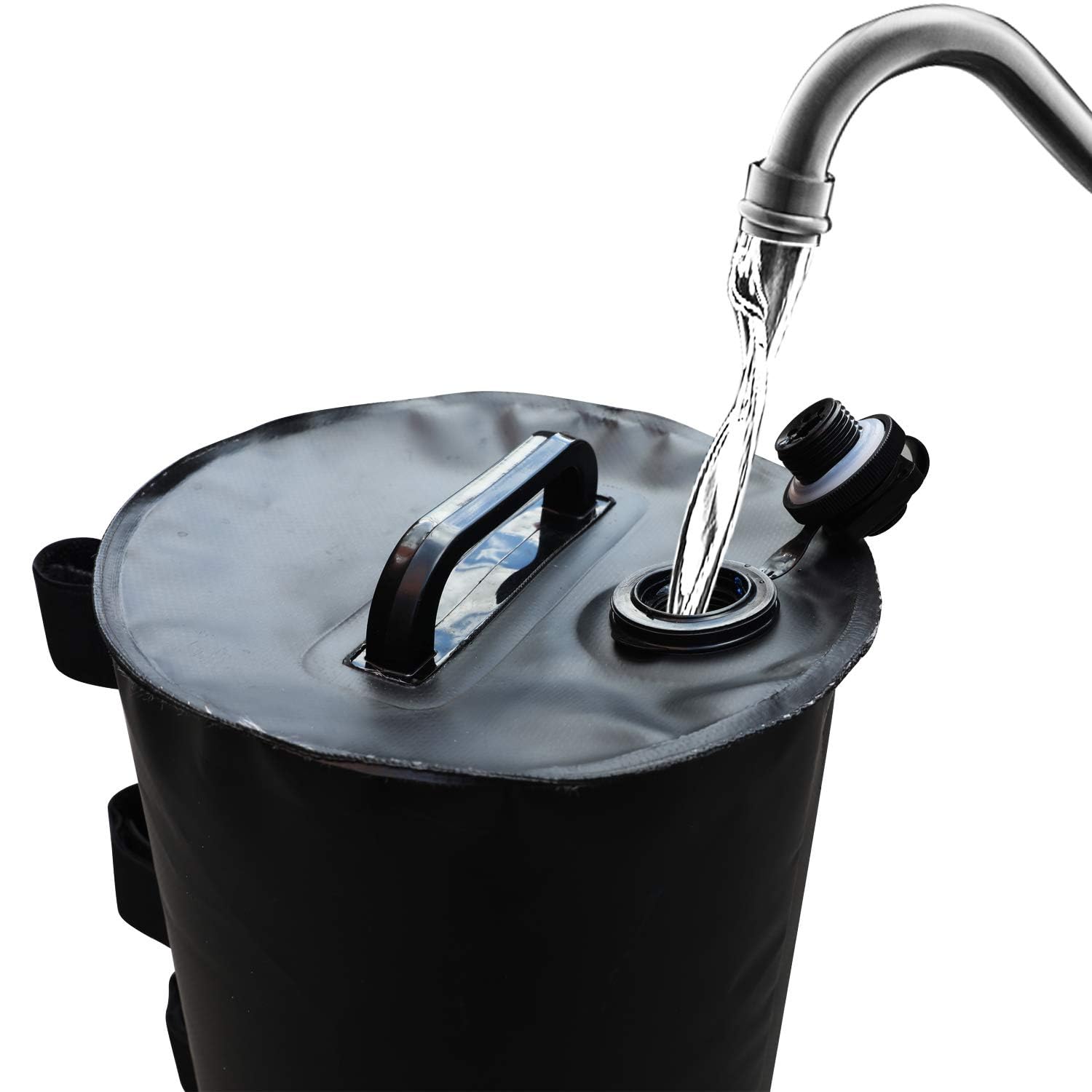 ABCCANOPY Gazebo Water Weights Bag, Portable Leg Weights Water Fillable Weights for Pop up Gazebo Canopy,4 Pcs-Pack (Black)