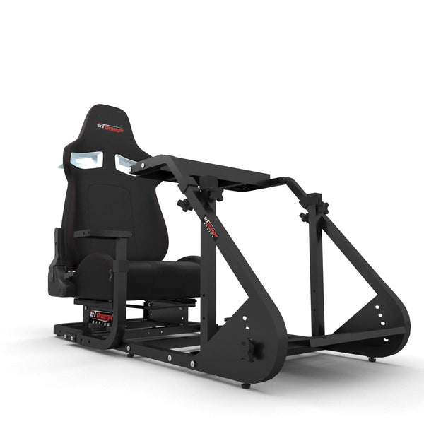 GT Omega ART Racing Simulator Cockpit RS9 Gaming Console Seat for Thrustmaster T300RS Steering Wheel Pedals & TH8A, TH8RS Shifter TX Ferrari 458 Italia PS4 Xbox, with Stand & Reclinable Chair Rails