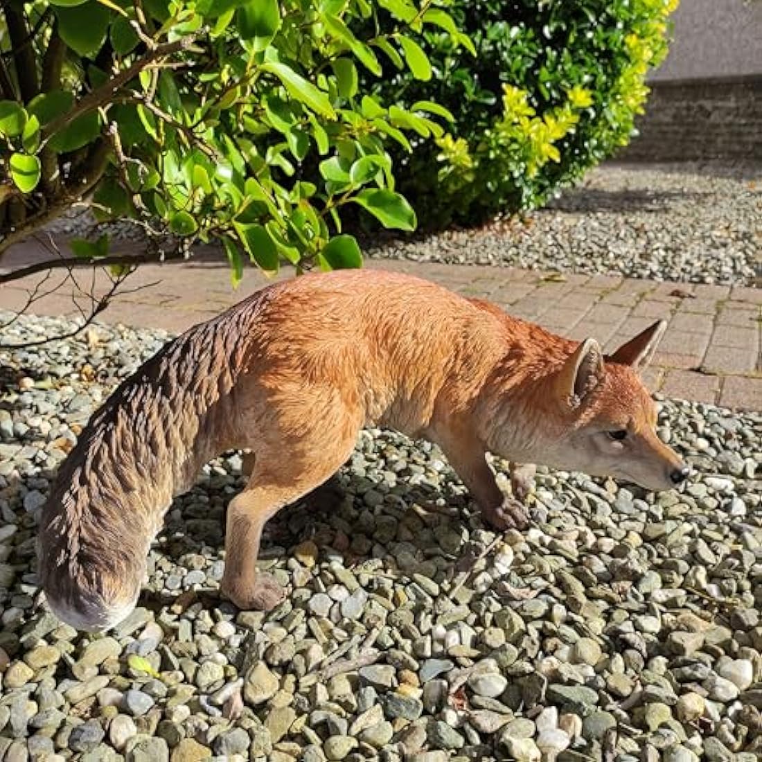 Real Life XL Prowling Fox Garden Ornament (SizeA)