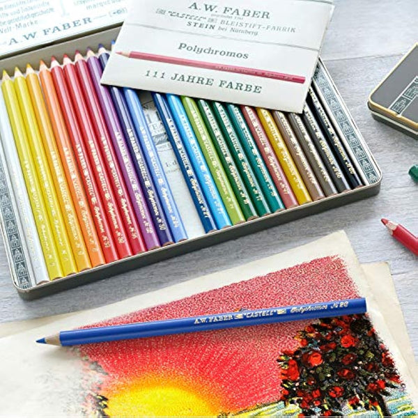 Faber-Castell Limited Edition 111th Anniversary - Tin of 24 Polychromos Artists' Pencils