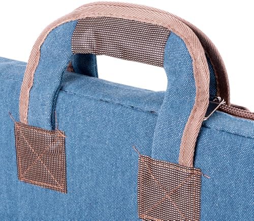 TRANSON Art Portfolio Case Artist Backpack Canvas Bag Large 26” x 19.5”