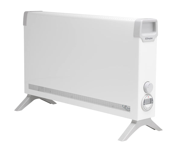 Dimplex Freestanding and wall mountable Convector with electronic thermostat Plus 7 day timer, White/Grey, 3 kW