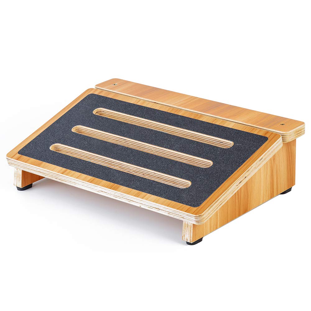 StrongTek Under Desk Foot Rest for Home and Office Chairs, Portable Ergonomic Posture Support for PC Gaming or Work Standing Desks, Slanted Non-Slip