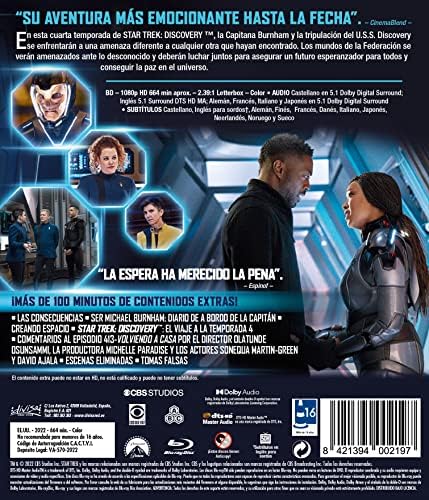 Star Trek - Discovery - Temporada 4 - BD [Blu-ray]