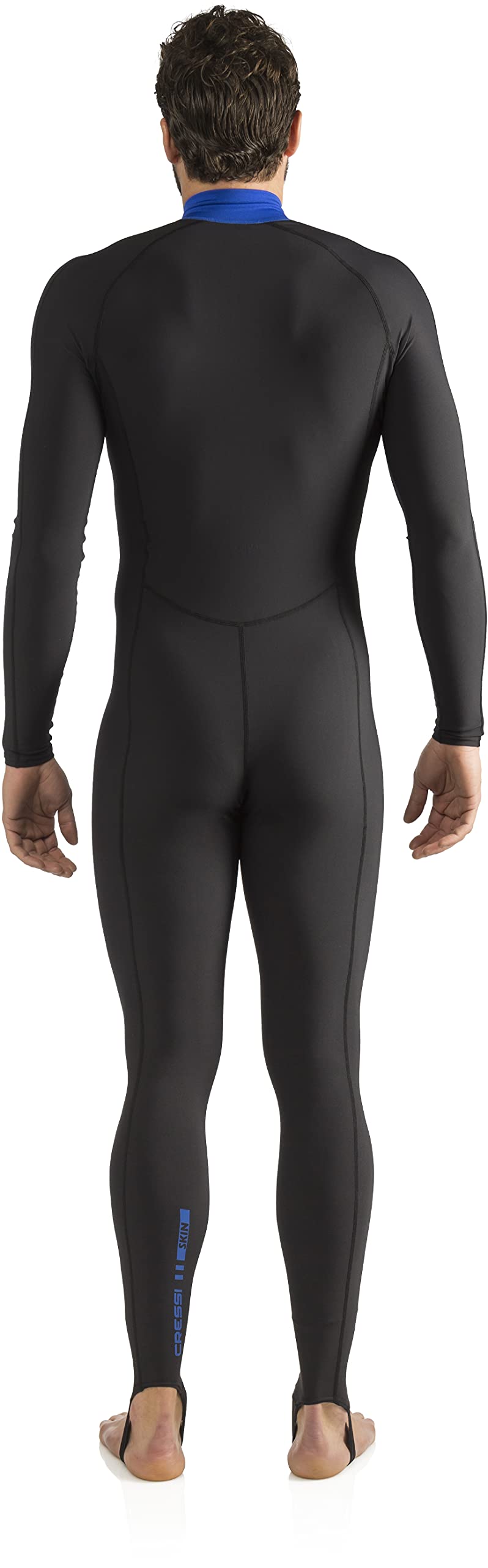 Cressi Men's 1mm One piece wetsuit Skin, Black Blue, XXL/6 UK